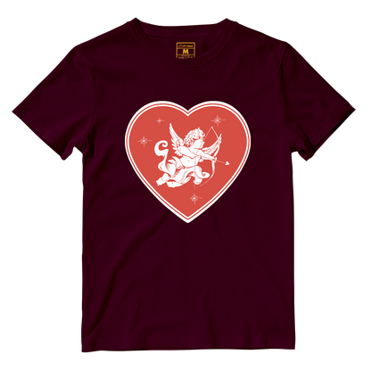 Cotton Shirt: Cupid Heart