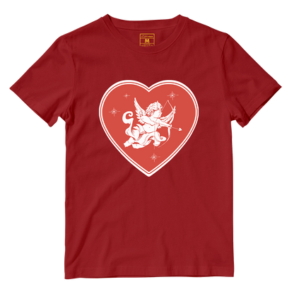 Cotton Shirt: Cupid Heart