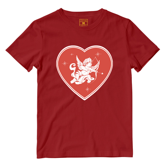 Cotton Shirt: Cupid Heart