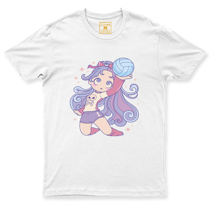 Drifit Shirt: Cute Girl Volleyball