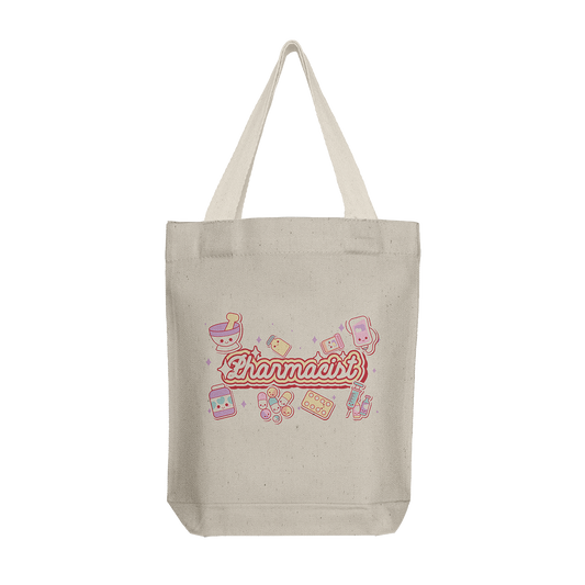 Tote Bag: Cute Pharmacist Icons