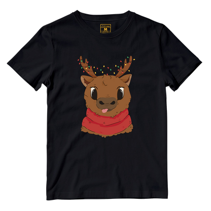 Cotton Shirt: Cute Reindeer