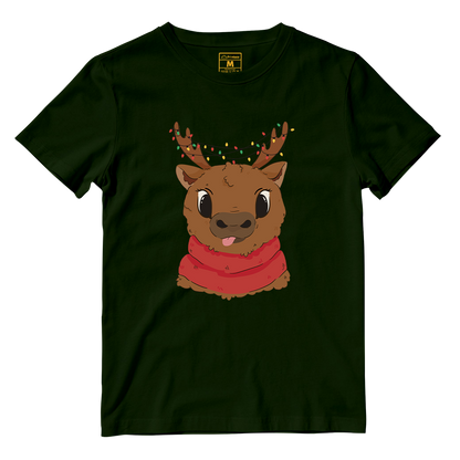 Cotton Shirt: Cute Reindeer