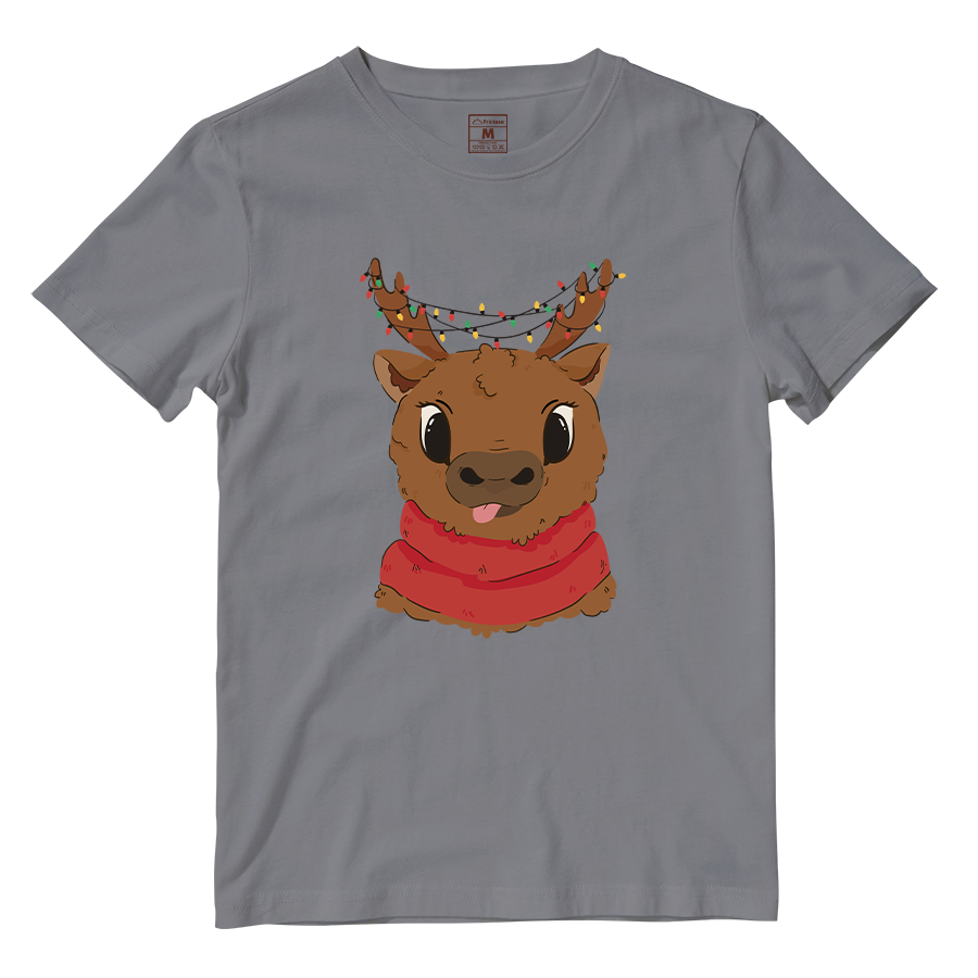 Cotton Shirt: Cute Reindeer