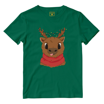 Cotton Shirt: Cute Reindeer