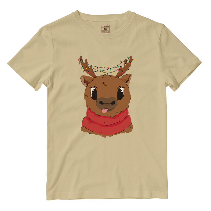 Cotton Shirt: Cute Reindeer