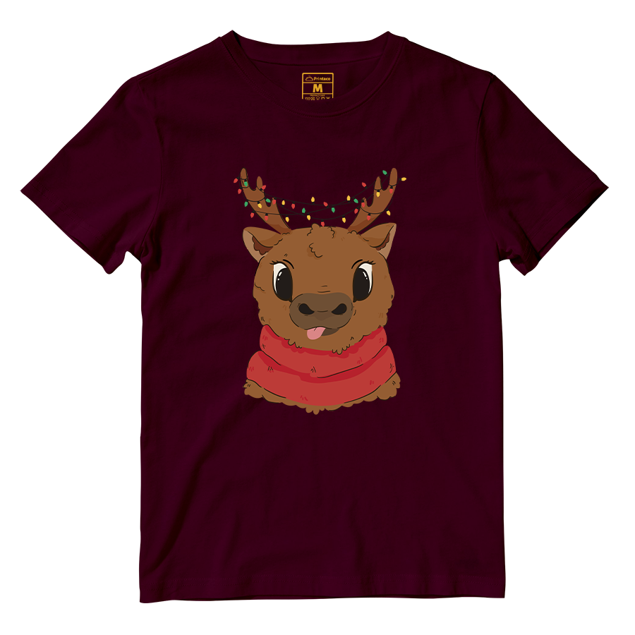 Cotton Shirt: Cute Reindeer