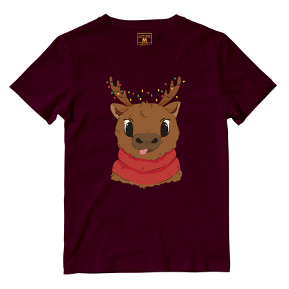 Cotton Shirt: Cute Reindeer