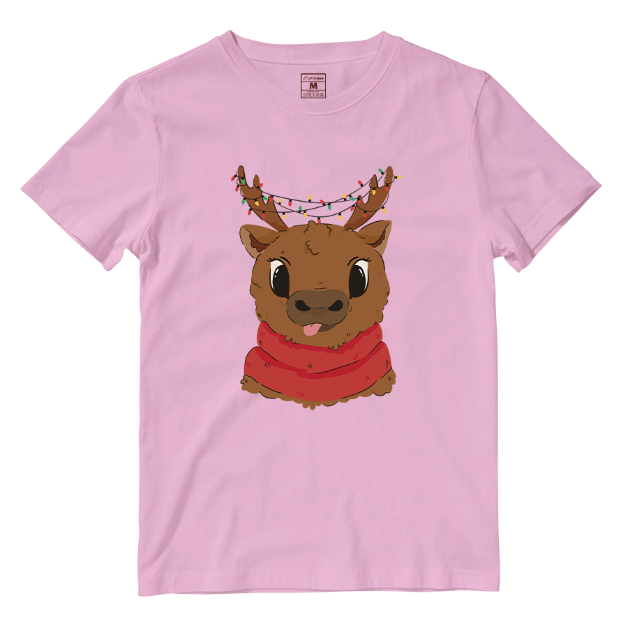 Cotton Shirt: Cute Reindeer