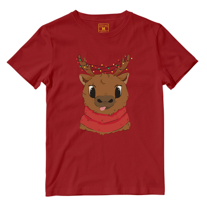 Cotton Shirt: Cute Reindeer