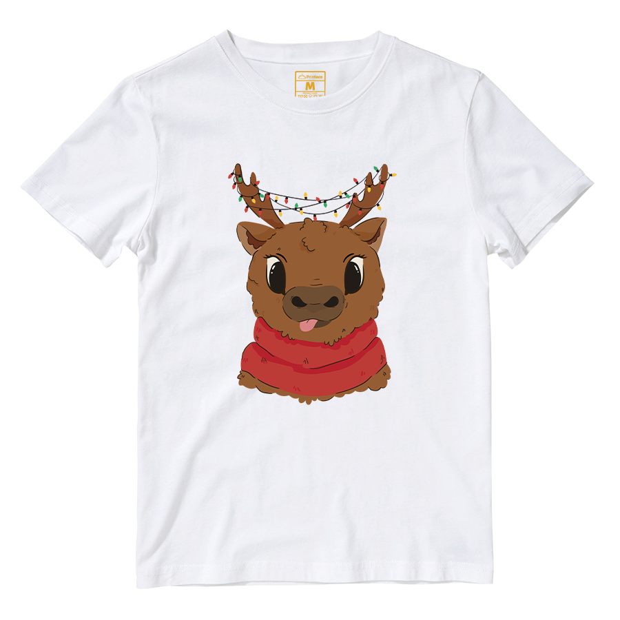 Cotton Shirt: Cute Reindeer