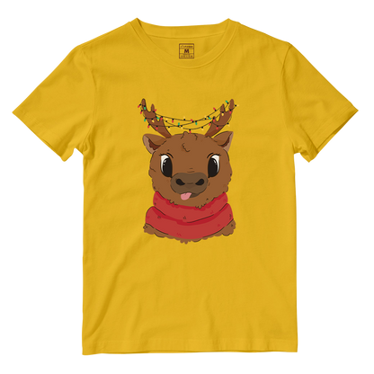 Cotton Shirt: Cute Reindeer