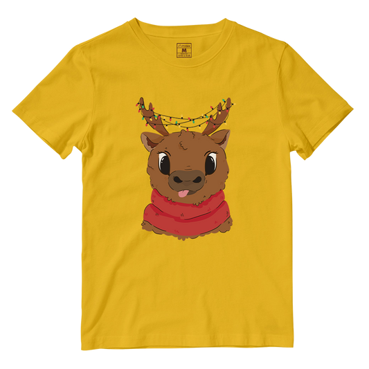 Cotton Shirt: Cute Reindeer