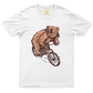 Drifit Shirt: Cyclist Bear