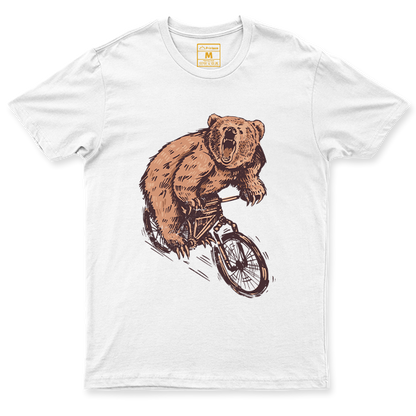 Drifit Shirt: Cyclist Bear