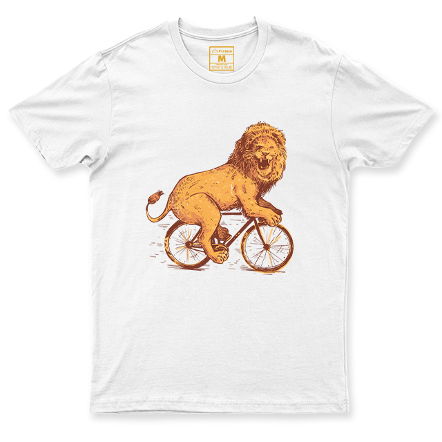 Drifit Shirt: Cyclist Lion