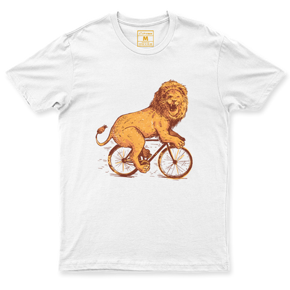 Drifit Shirt: Cyclist Lion