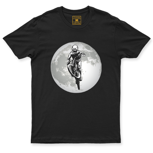 Drifit Shirt: Cyclist Moon