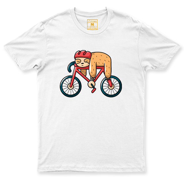 Drifit Shirt: Cyclist Sloth