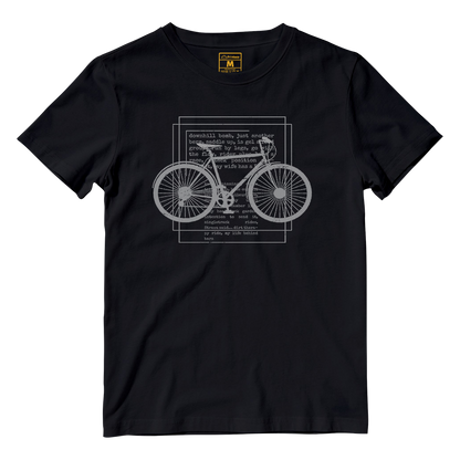 Cotton Shirt: Cyclist Text