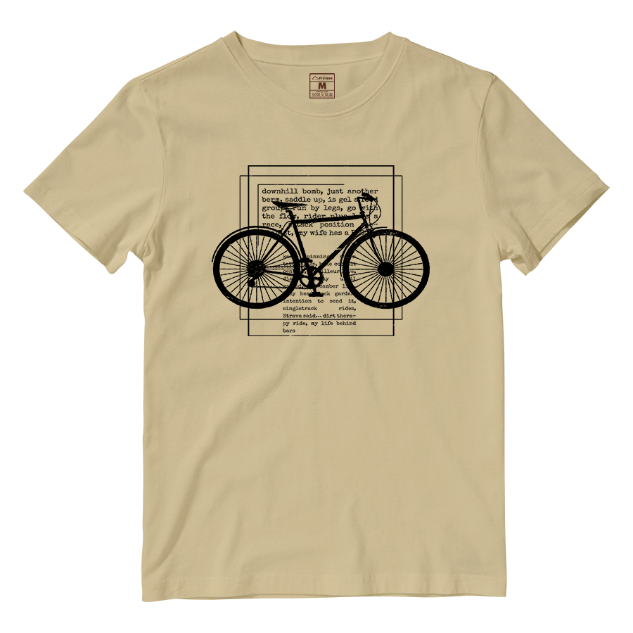 Cotton Shirt: Cyclist Text