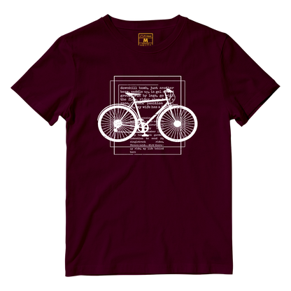 Cotton Shirt: Cyclist Text