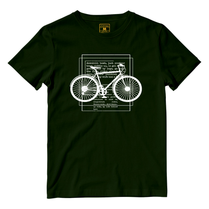 Cotton Shirt: Cyclist Text