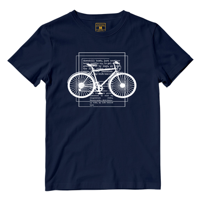 Cotton Shirt: Cyclist Text