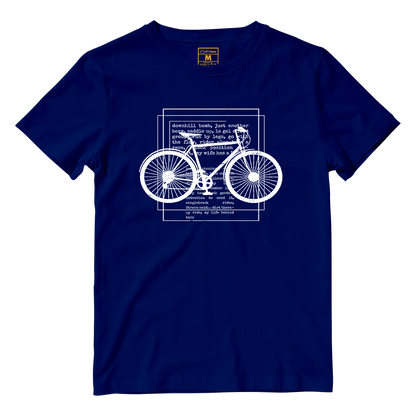 Cotton Shirt: Cyclist Text