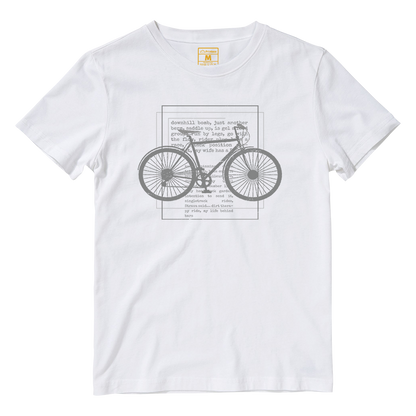 Cotton Shirt: Cyclist Text