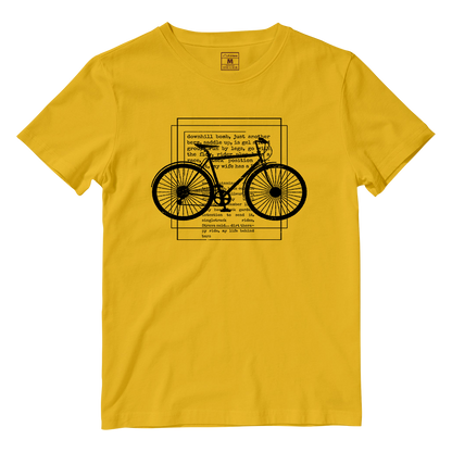 Cotton Shirt: Cyclist Text