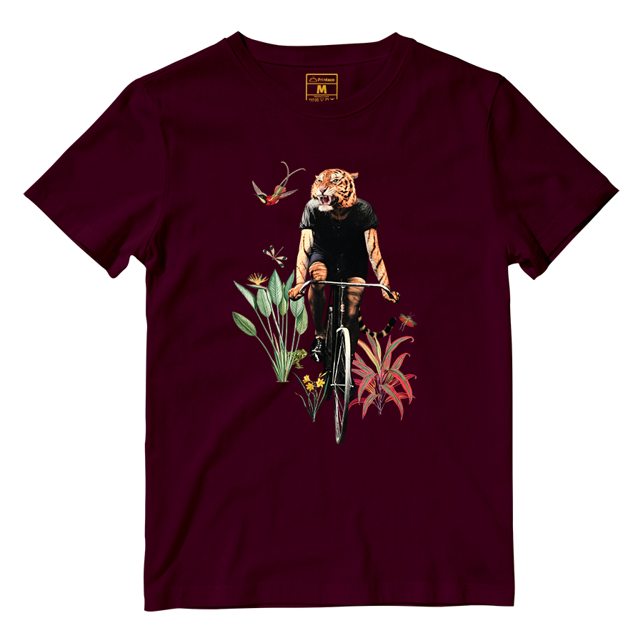 Cotton Shirt: Cyclist Tiger