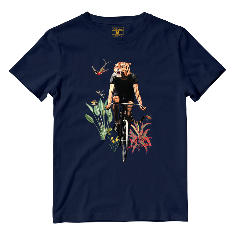 Cotton Shirt: Cyclist Tiger