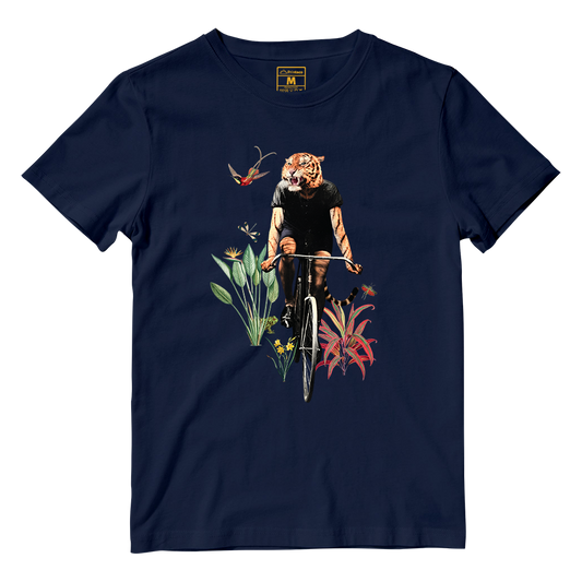 Cotton Shirt: Cyclist Tiger