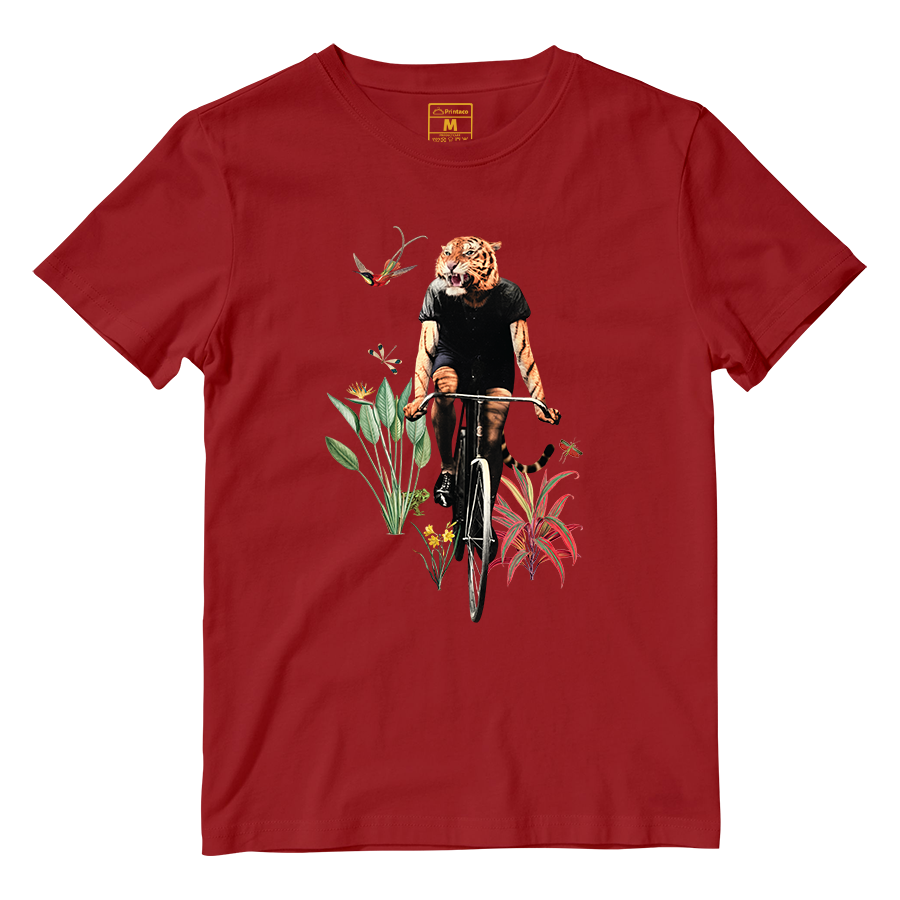 Cotton Shirt: Cyclist Tiger