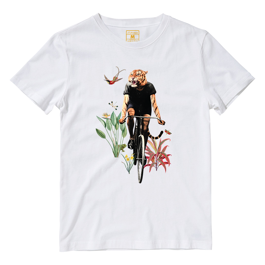 Cotton Shirt: Cyclist Tiger