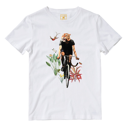 Cotton Shirt: Cyclist Tiger