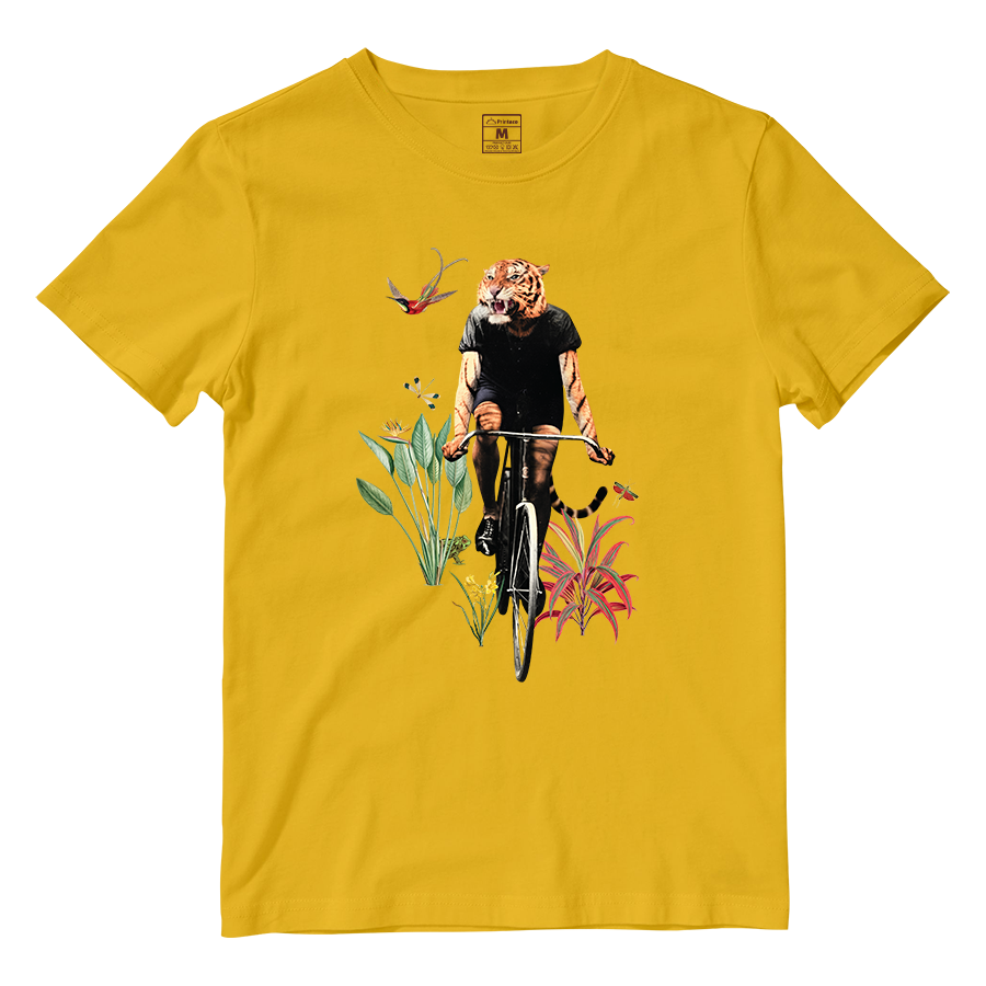 Cotton Shirt: Cyclist Tiger