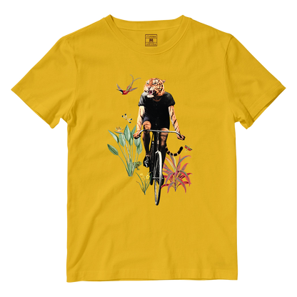 Cotton Shirt: Cyclist Tiger