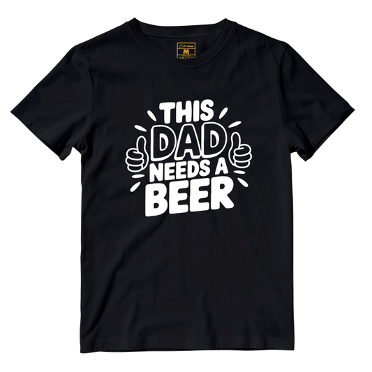 Cotton Shirt: Dad Beer