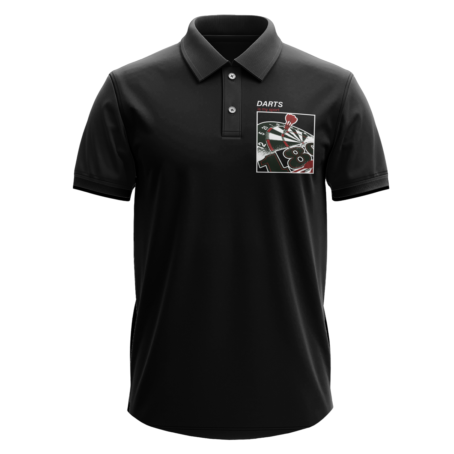 Drifit Polo Shirt: Darts Sport (Front Only)