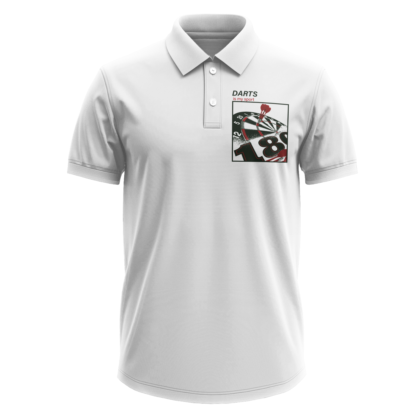 Drifit Polo Shirt: Darts Sport (Front Only)