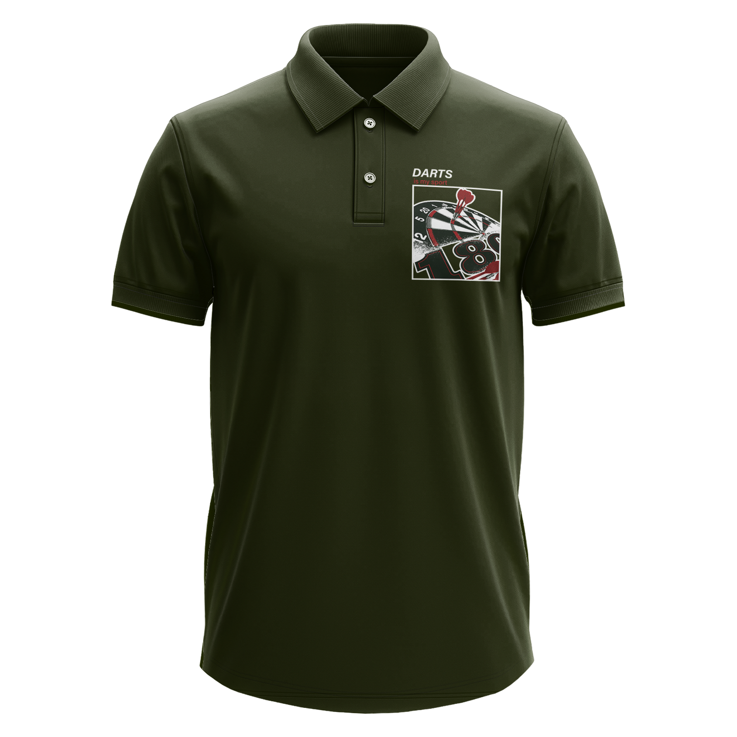 Drifit Polo Shirt: Darts Sport (Front Only)