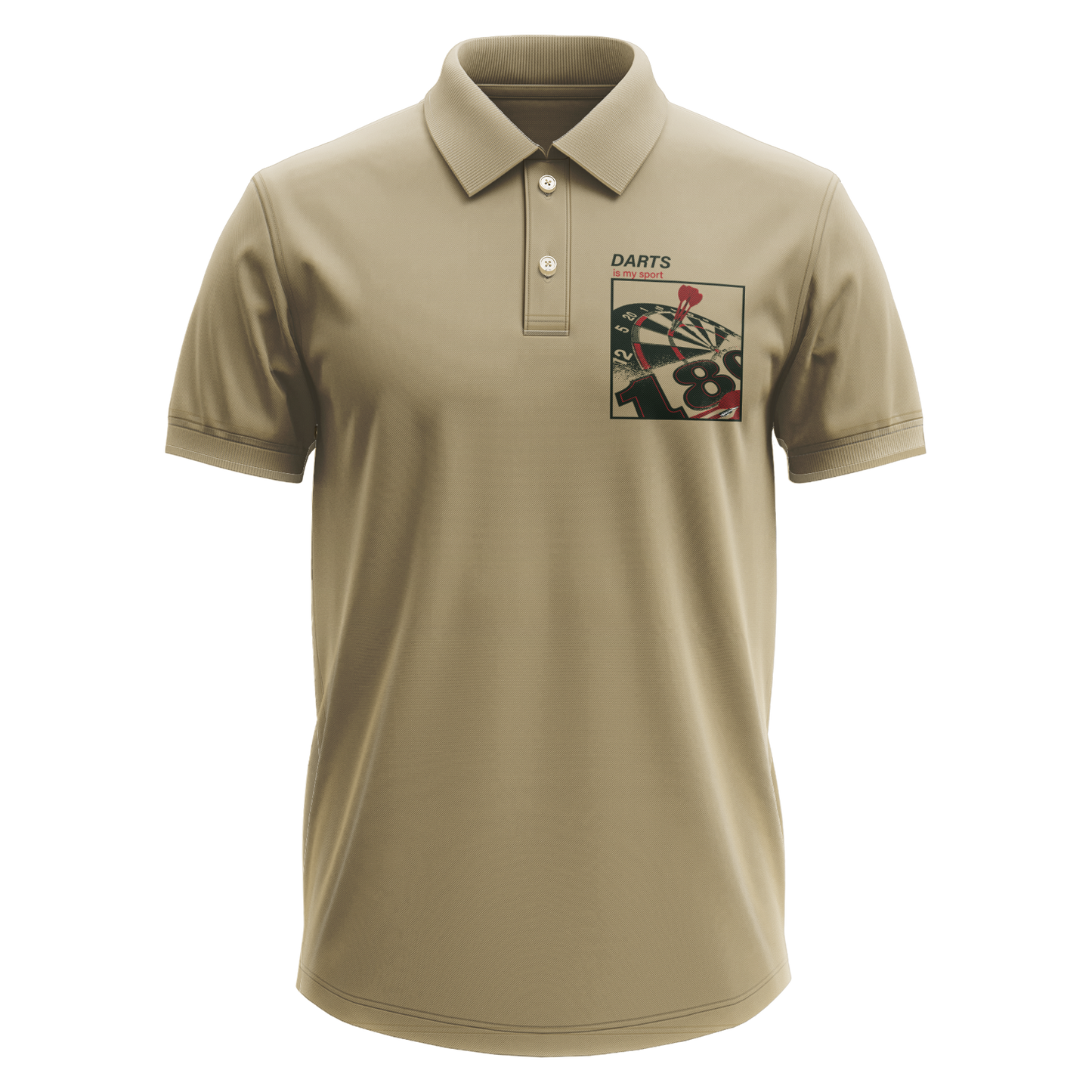 Drifit Polo Shirt: Darts Sport (Front Only)