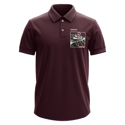 Drifit Polo Shirt: Darts Sport (Front Only)