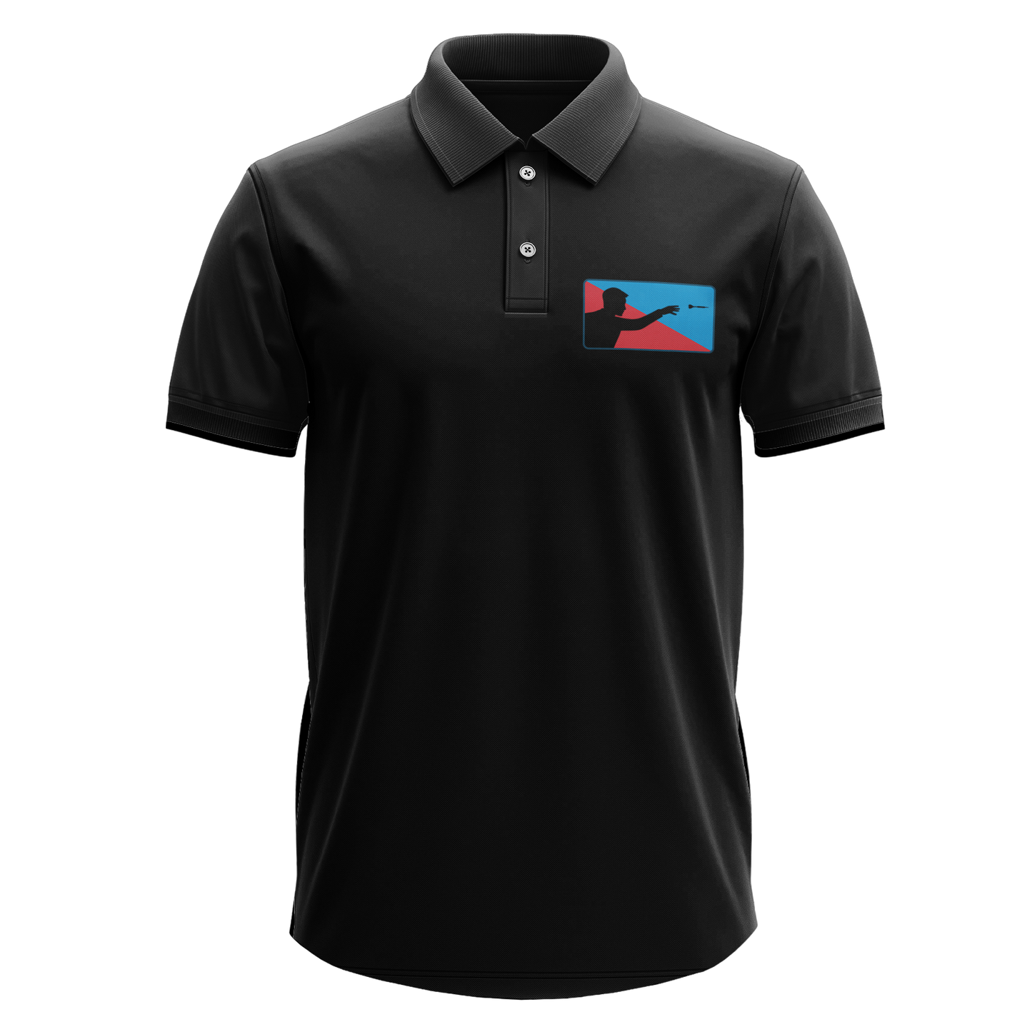 Drifit Polo Shirt: Darts Throwing (Front Only)