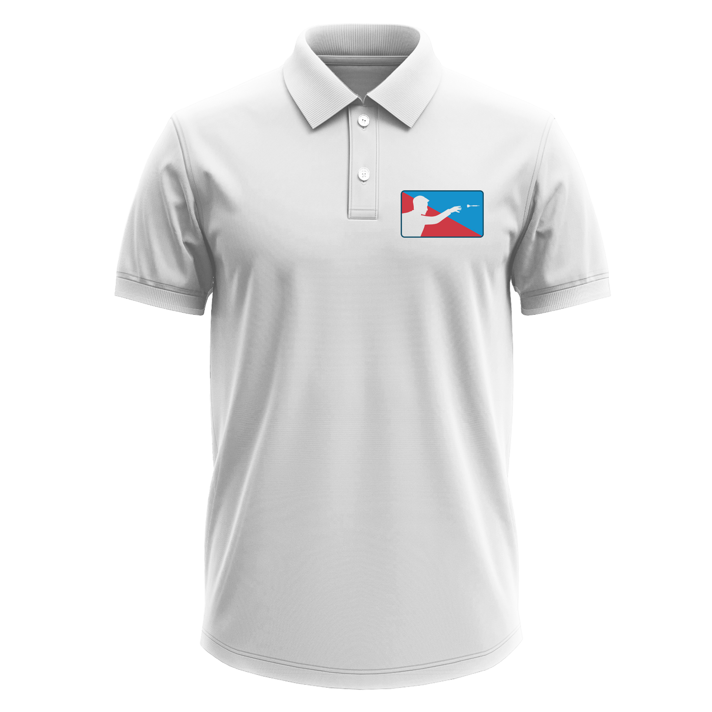 Drifit Polo Shirt: Darts Throwing (Front Only)