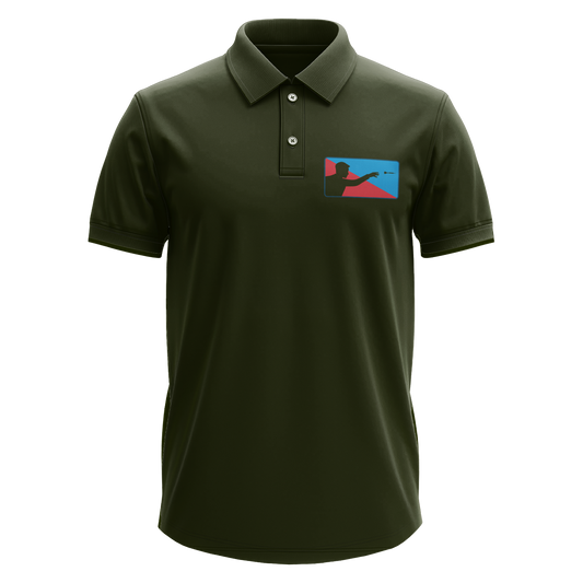 Drifit Polo Shirt: Darts Throwing (Front Only)