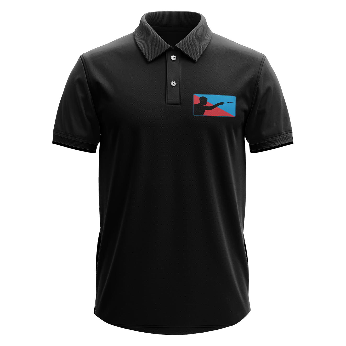 Drifit Polo Shirt: Darts Throwing (Front Only)