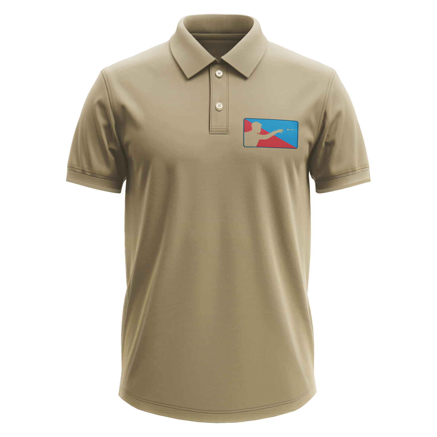 Drifit Polo Shirt: Darts Throwing (Front Only)